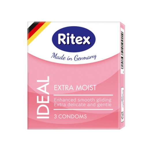 Презервативы RITEX IDEAL с дополнительной смазкой - 3 шт. - RITEX - купить с доставкой в Нижнем Новгороде