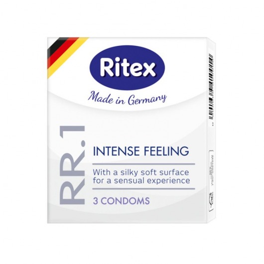 Классические презервативы RITEX INTENSE FEELING - 3 шт. - RITEX - купить с доставкой в Нижнем Новгороде