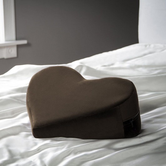 Кофейная подушка для любви Liberator Retail Heart Wedge - Liberator - купить с доставкой в Нижнем Новгороде