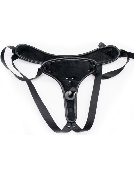 Реалистичный страпон Woman Midi с вагинальной пробкой - 19 см. - LOVETOY (А-Полимер) - купить с доставкой в Нижнем Новгороде