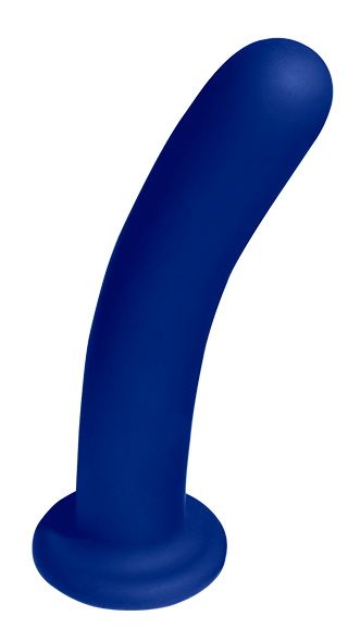 Синий гладкий фаллоимитатор-насадка Pogo - 15,5 см. - Unbound - купить с доставкой в Нижнем Новгороде