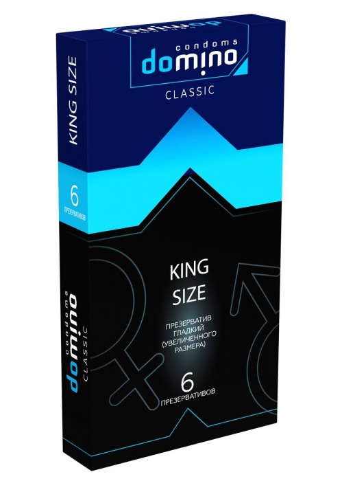 Презервативы увеличенного размера DOMINO Classic King size - 6 шт. - Domino - купить с доставкой в Нижнем Новгороде