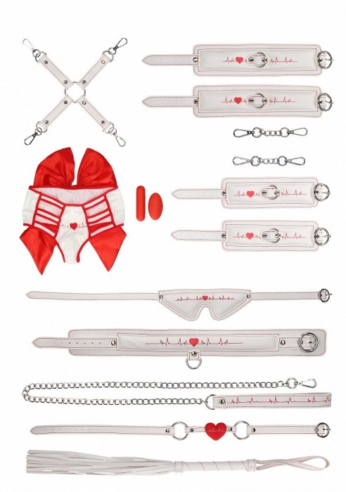 Пикантный BDSM-набор медсестры Nurse Pleasure - Shots Media BV - купить с доставкой в Нижнем Новгороде