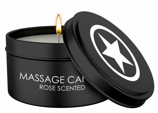 Массажная свеча с ароматом розы Massage Candle - Shots Media BV - купить с доставкой в Нижнем Новгороде