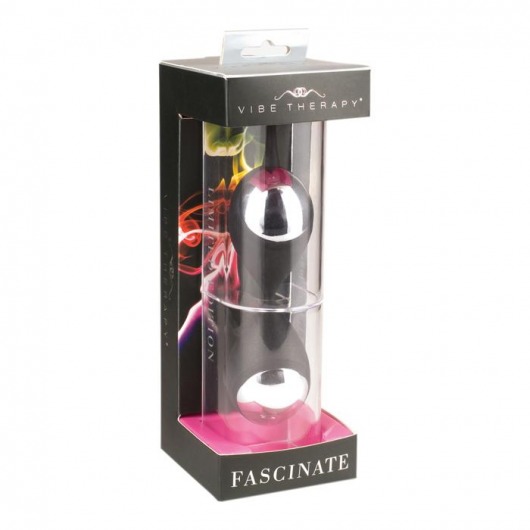 Чёрные вагинальные шарики Fascinate Limited Edition - Vibe Therapy