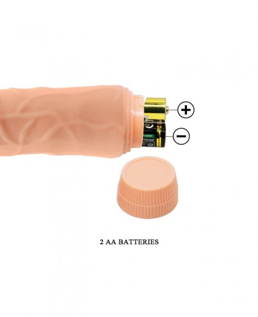 Телесный вибратор-реалистик Barbara - 19,5 см. - Baile