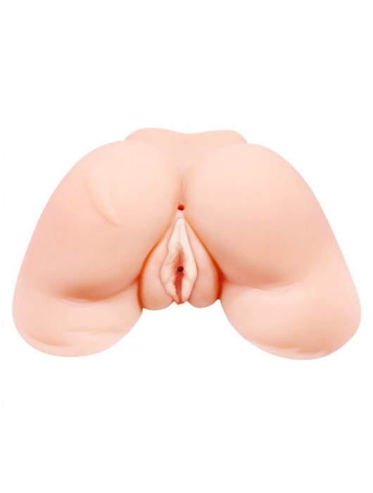 Телесная вибровагина Julie с 2 рабочими отверстиями - Baile - в Нижнем Новгороде купить с доставкой