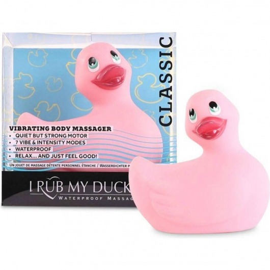 Розовый вибратор-уточка I Rub My Duckie 2.0 - Big Teaze Toys - купить с доставкой в Нижнем Новгороде