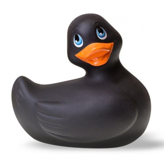 Черный вибратор-уточка I Rub My Duckie 2.0 - Big Teaze Toys - купить с доставкой в Нижнем Новгороде