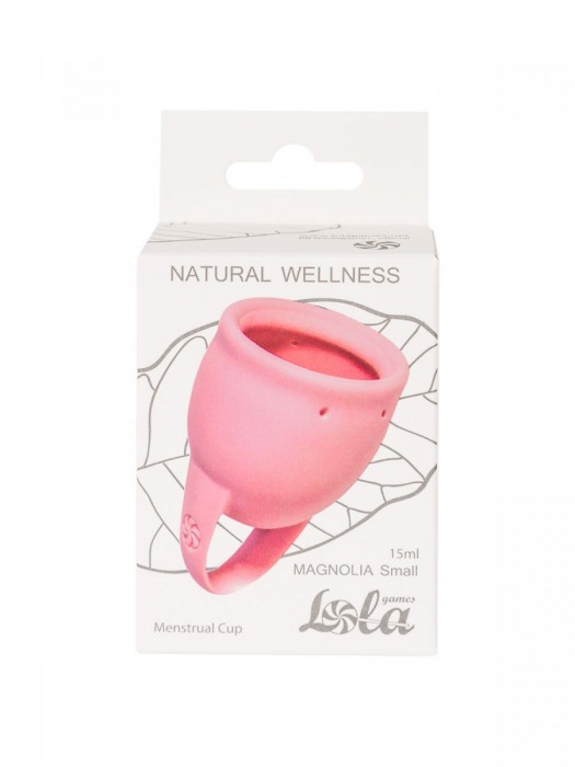 Розовая менструальная чаша Magnolia - 15 мл. - Lola Games - купить с доставкой в Нижнем Новгороде