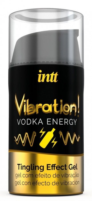Жидкий интимный гель с эффектом вибрации Vibration! Vodka Energy - 15 мл. - INTT - купить с доставкой в Нижнем Новгороде