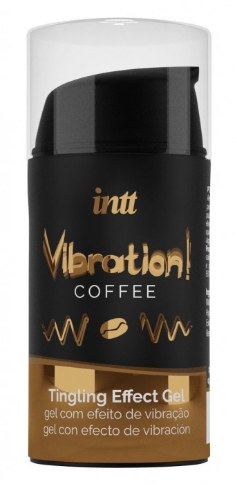 Жидкий интимный гель с эффектом вибрации Vibration! Coffee - 15 мл. - INTT - купить с доставкой в Нижнем Новгороде
