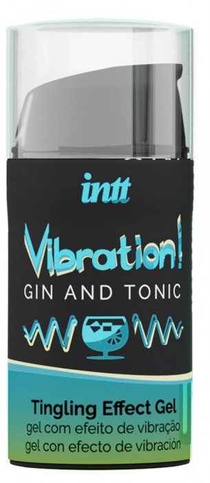 Жидкий интимный гель с эффектом вибрации Vibration! Gin   Tonic - 15 мл. - INTT - купить с доставкой в Нижнем Новгороде