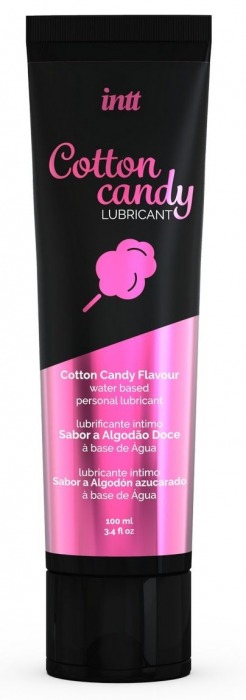 Интимный гель на водной основе Cotton Candy Lubricant - 100 мл. - INTT - купить с доставкой в Нижнем Новгороде