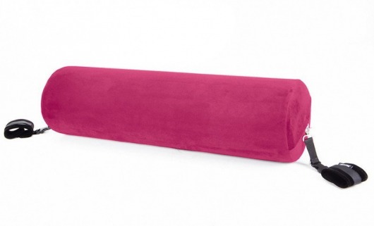 Розовая вельветовая подушка для любви Liberator Retail Whirl - Liberator - купить с доставкой в Нижнем Новгороде