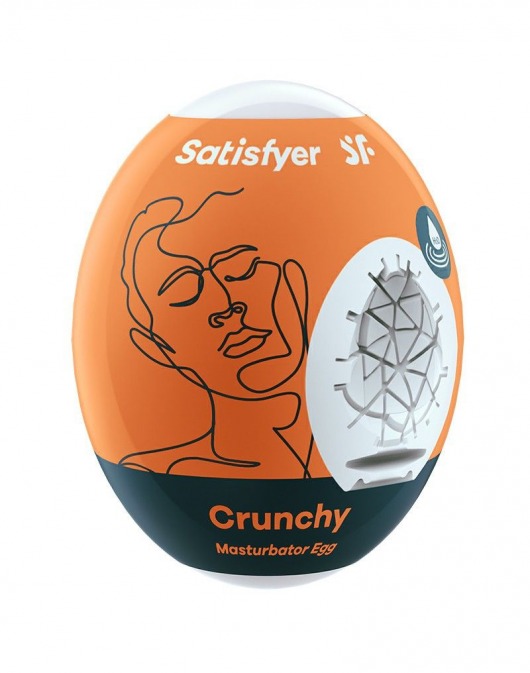 Мастурбатор-яйцо Satisfyer Crunchy Mini Masturbator - Satisfyer - в Нижнем Новгороде купить с доставкой
