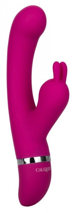 Лиловый вибратор-кролик Foreplay Frenzy Bunny Kisser - California Exotic Novelties
