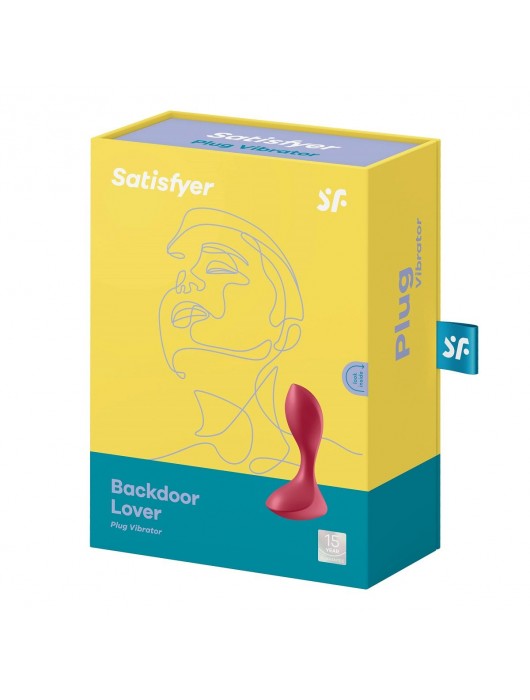 Красный вибромассажёр простаты Satisfyer Backdoor Lover - 14 см. - Satisfyer - в Нижнем Новгороде купить с доставкой
