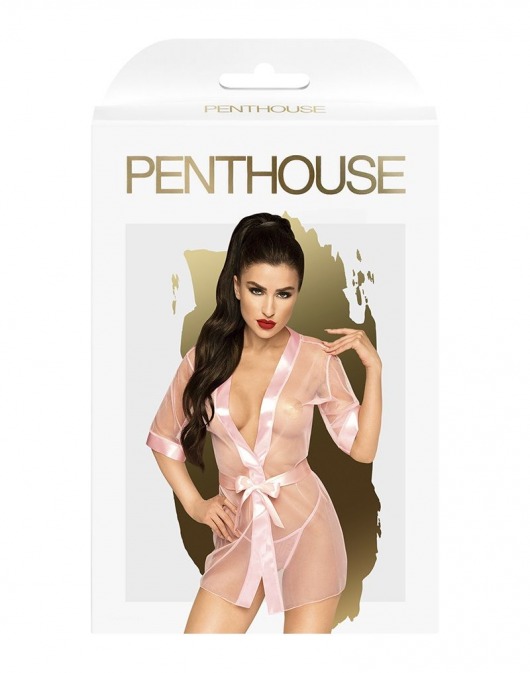 Соблазнительный полупрозрачный халат Midnight mirage - Penthouse купить с доставкой