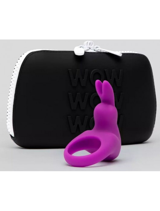 Фиолетовое эрекционное виброкольцо Happy Rabbit Cock Ring Kit - Happy Rabbit - в Нижнем Новгороде купить с доставкой