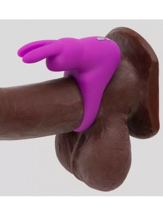 Фиолетовое эрекционное виброкольцо Happy Rabbit Cock Ring Kit - Happy Rabbit - в Нижнем Новгороде купить с доставкой