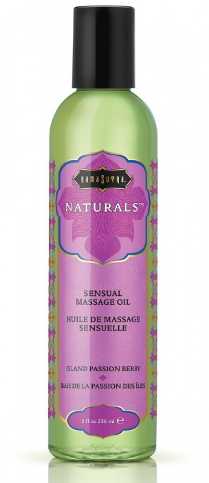 Массажное масло Naturals Island Passion Berry с ароматом тропических фруктов - 236 мл. - Kama Sutra - купить с доставкой в Нижнем Новгороде