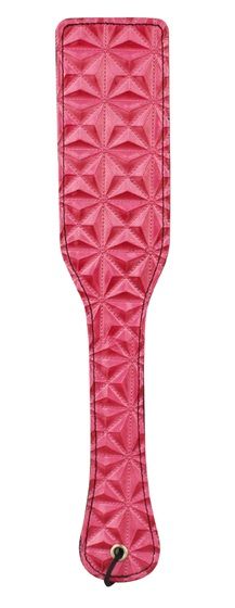 Розовый пэддл с геометрическим рисунком - 32 см. - Erokay - купить с доставкой в Нижнем Новгороде