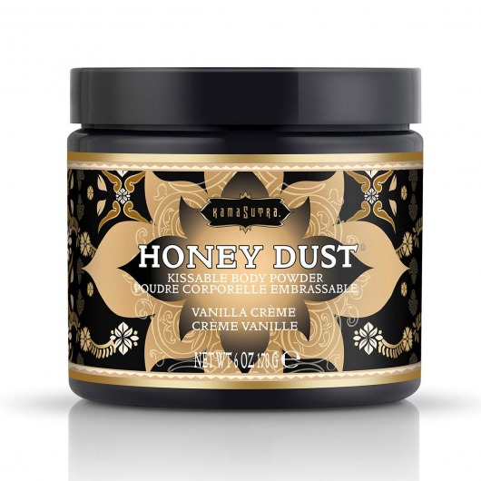 Пудра для тела Honey Dust Body Powder с ароматом ванили - 170 гр. - Kama Sutra - купить с доставкой в Нижнем Новгороде