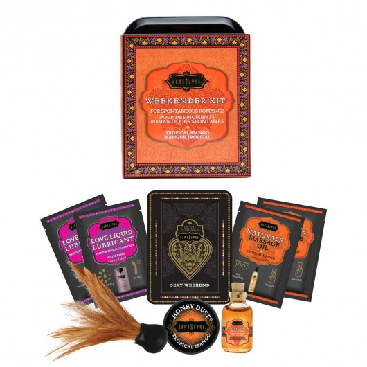 Эротический набор Weekender Kit Tropical Mango - Kama Sutra - купить с доставкой в Нижнем Новгороде