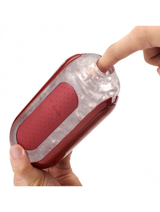 Красный мастурбатор Flip Zero Red   Warmer с подогревом - Tenga - в Нижнем Новгороде купить с доставкой