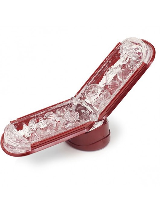 Красный мастурбатор Flip Zero Red   Warmer с подогревом - Tenga - в Нижнем Новгороде купить с доставкой