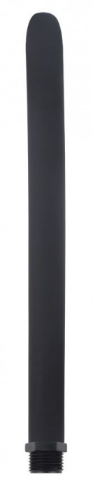 Черная насадка для анального душа Silicone Douche Tube - 24,5 см. - Chisa - купить с доставкой в Нижнем Новгороде