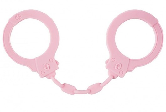 Розовые силиконовые наручники Suppression - Lola Games - купить с доставкой в Нижнем Новгороде