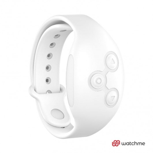 Розовое виброяйцо с белым пультом-часами Wearwatch Egg Wireless Watchme - DreamLove
