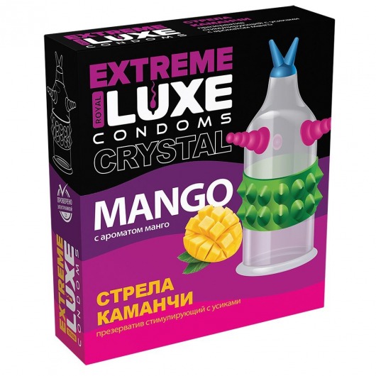 Стимулирующий презерватив  Стрела команчи  с ароматом ванили - 1 шт. - Luxe - купить с доставкой в Нижнем Новгороде