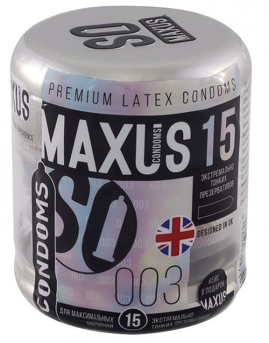 Экстремально тонкие презервативы MAXUS Extreme Thin - 15 шт. - Maxus - купить с доставкой в Нижнем Новгороде