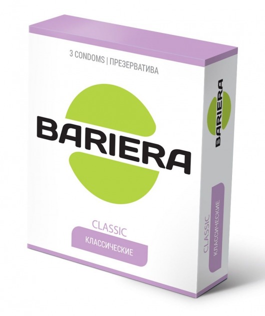 Классические презервативы Bariera Classic - 3 шт. - Bariera - купить с доставкой в Нижнем Новгороде