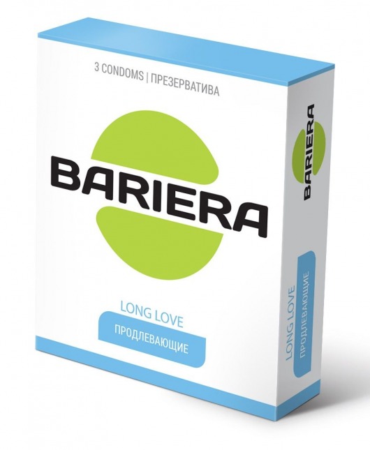 Продлевающие презервативы Bariera Long Love - 3 шт. - Bariera - купить с доставкой в Нижнем Новгороде