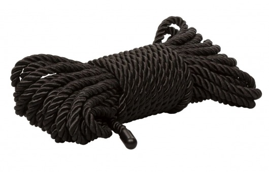 Черная веревка для бондажа BDSM Rope - 10 м. - California Exotic Novelties - купить с доставкой в Нижнем Новгороде