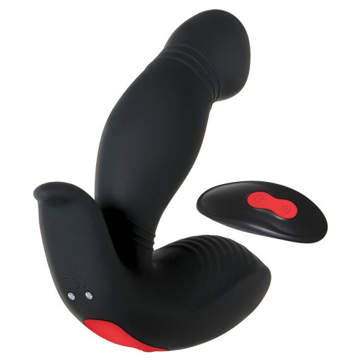 Черный вибростимулятор простаты Adam s Rechargeable - 11,7 см. - Adam & Eve - в Нижнем Новгороде купить с доставкой