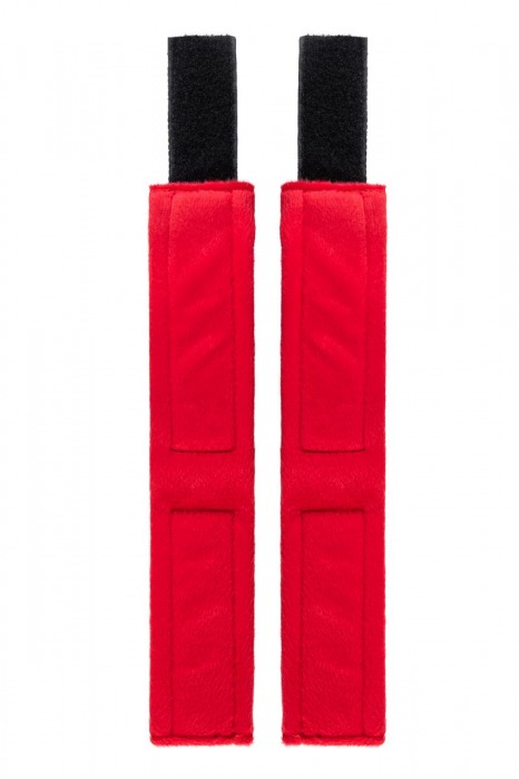Красно-черные велюровые оковы Anonymo - ToyFa - купить с доставкой в Нижнем Новгороде