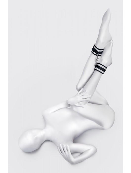 Серебристо-черные оковы Anonymo - ToyFa - купить с доставкой в Нижнем Новгороде