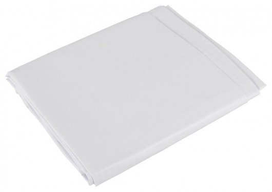 Белая виниловая простынь Vinyl Bed Sheet - Orion - купить с доставкой в Нижнем Новгороде