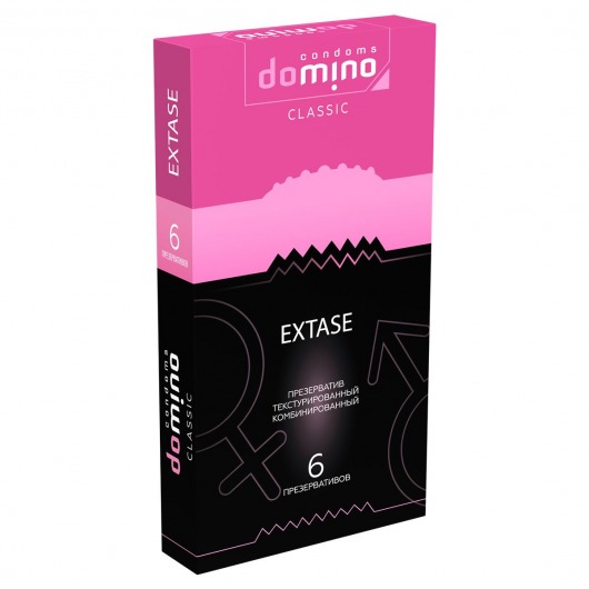 Презервативы с точками и рёбрышками DOMINO Classic Extase - 6 шт. - Domino - купить с доставкой в Нижнем Новгороде