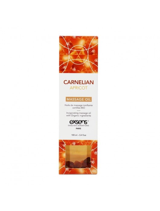 Органическое массажное масло CARNELIAN APRICOT - 100 мл. - Exsens - купить с доставкой в Нижнем Новгороде