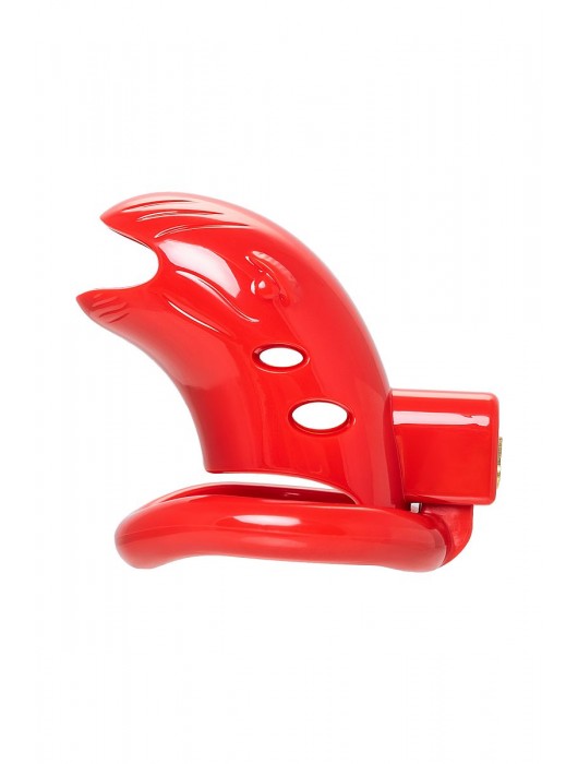 Красный мужской пояс верности из пластика - ToyFa - купить с доставкой в Нижнем Новгороде