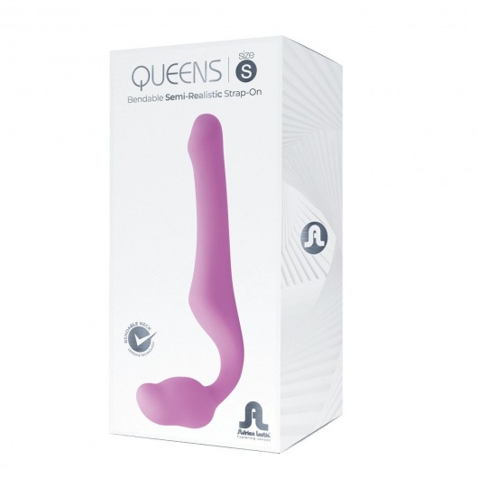 Сиреневый безремневой страпон Queens S - Adrien Lastic - купить с доставкой в Нижнем Новгороде