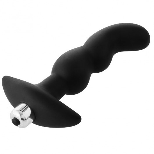 Черная вибропробка для простаты FantASStic Vibrating Prostate Plug - 14,5 см. - Dream Toys - в Нижнем Новгороде купить с доставкой