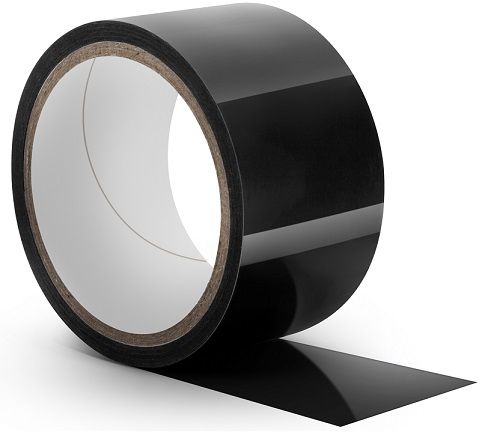 Черная липкая лента для бондажа Bondage Tape - 18,3 м. - Blush Novelties - купить с доставкой в Нижнем Новгороде