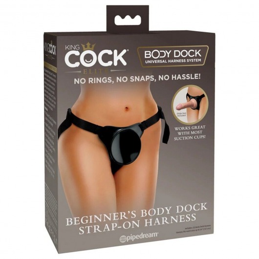 Трусы для фиксации насадок с присоской Beginner s Body Dock Strap-On Harness - Pipedream - купить с доставкой в Нижнем Новгороде